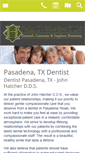 Mobile Screenshot of pasadenatexasdental.com